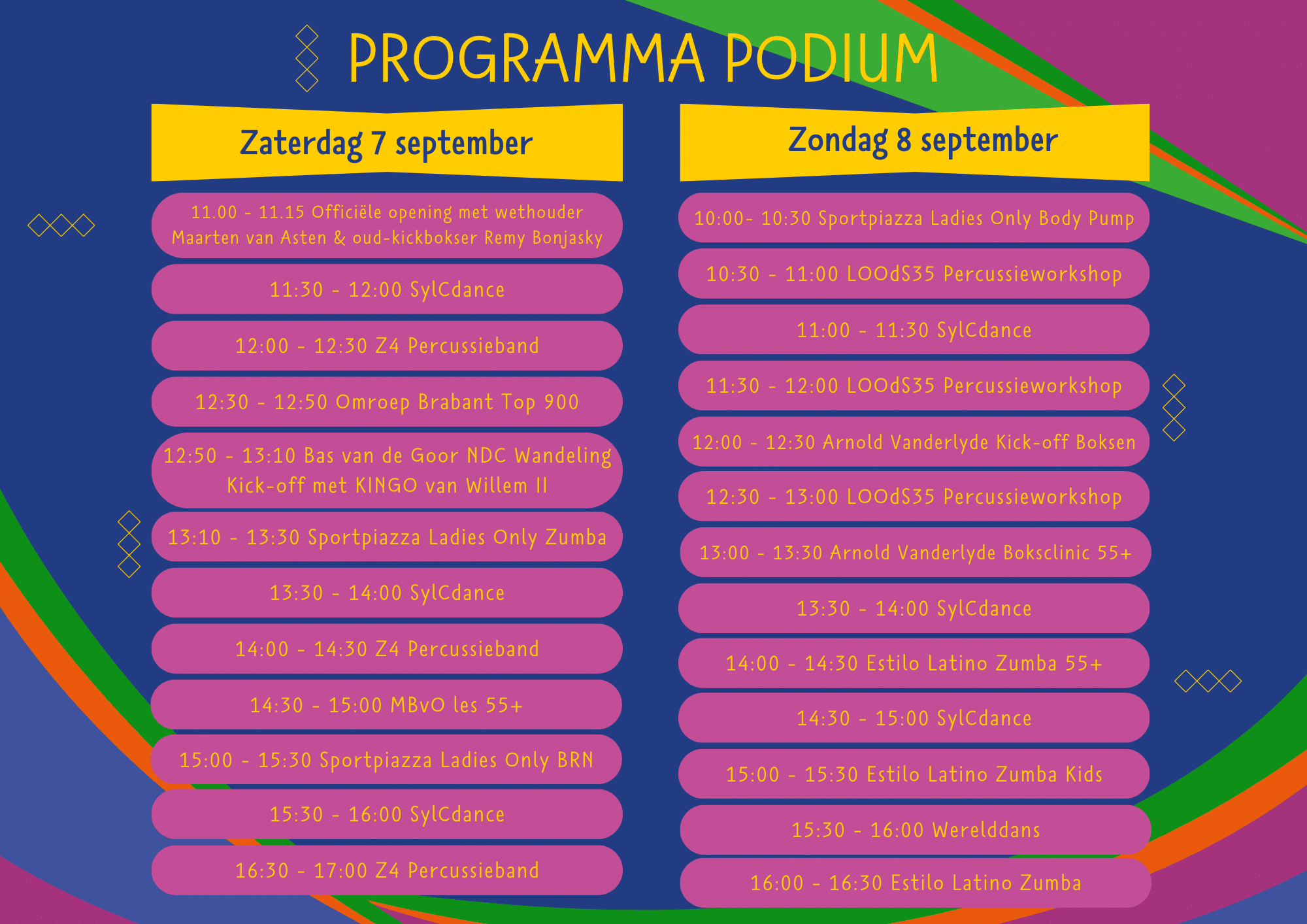 Programma Just Move Festival